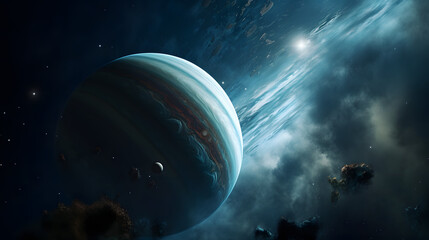 Beautiful Distant Planet 