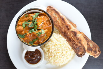 A plate at the cafe