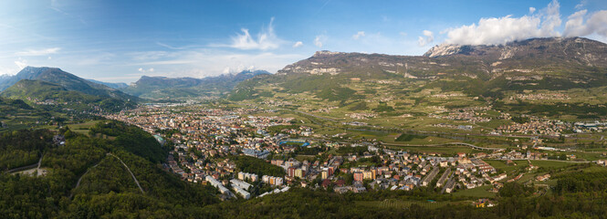 Panoramica Rovereto Vallagarina Adige Trentino