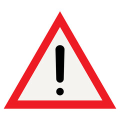 alert symbol icon. exclamation danger sign