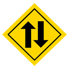 two way arrow sign