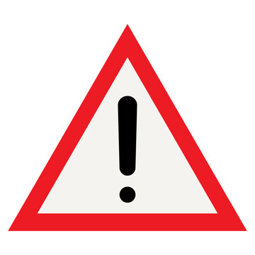 alert symbol icon. exclamation danger sign