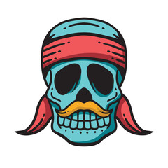 skuls vector illustration design