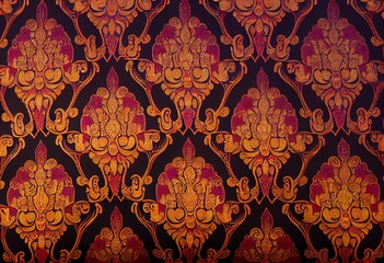 Colorful geometric culture tradition pattern abstract background. Illustration. Generative AI