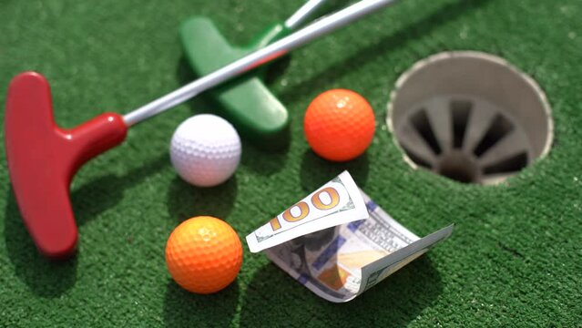 Concept: Golf must use the budget and cash prizes in the very competitive.