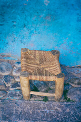 small stool, chefchaouen - morocco