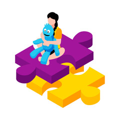 Autism Awareness Icon