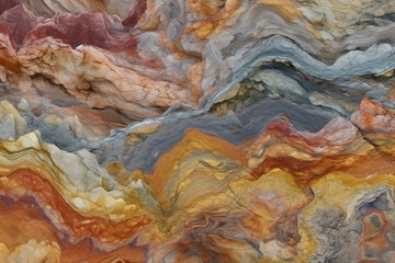 Naklejka premium Multicolor Marble Stone Texture 03 generative ai
