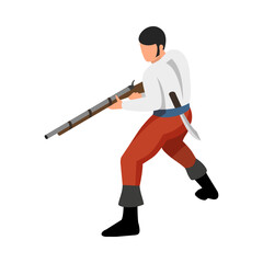 Pirate Isometric Illustration