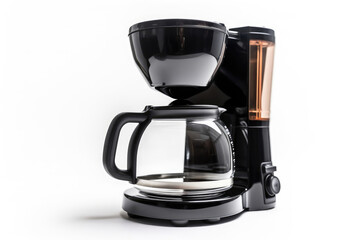 Coffee Maker On White Background. Generative AI
