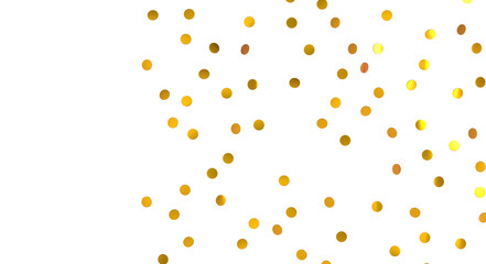 Gold Confetti Glitter Overlay