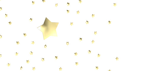 XMAS Stars - golden stars -