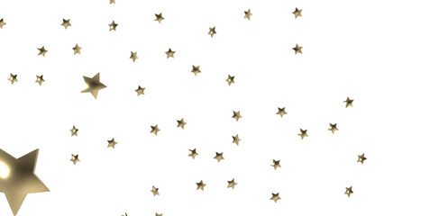 XMAS Stars - stars. Confetti celebration, Falling golden abstract decoration for party, birthday celebrate,