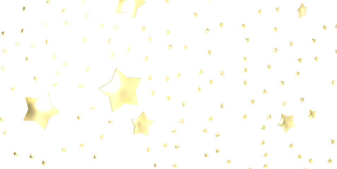 Stars - Glossy 3D Christmas star icon. Design element for holidays. -