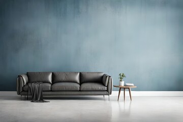 interior scene with sofa, generative ai