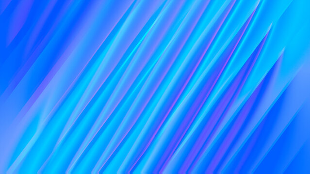 Creative bright blue pink iridescent ribbed surface background. Abstract nostalgic colors variation iridescent glass 8k image