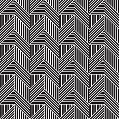 Vector seamless models. Modern stylish texture. Composition from regularly repeating geometrical element. Monochrome, simple. Vector illustrations.