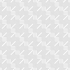 Vector seamless pattern. Modern stylish texture. Monochrome, linear abstract background.