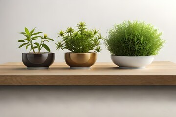 plants in a pot, generative ai 