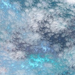background of white, blue and grey spots, fractal illustration