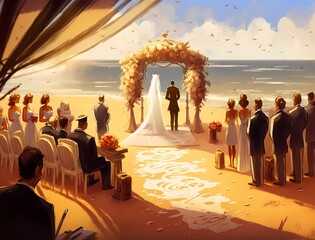 wedding at beach