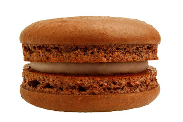 macaroons isolated on white background, full depth of field