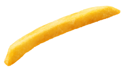 french fries, potato fry isolated on white background, full depth of field