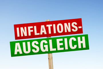 Inflationsausgleich - obrazy, fototapety, plakaty