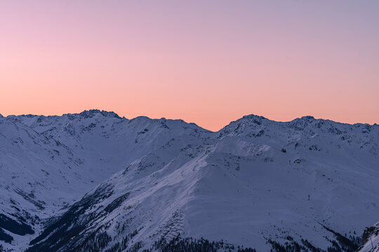 Sunrise in the mountains