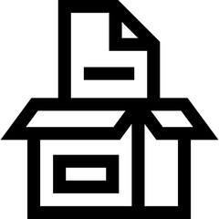 Transparent Fulfillment icon. Fulfillment isolated on transparent background.