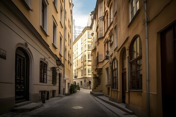 Naklejka na ściany i meble an alley in Vienna