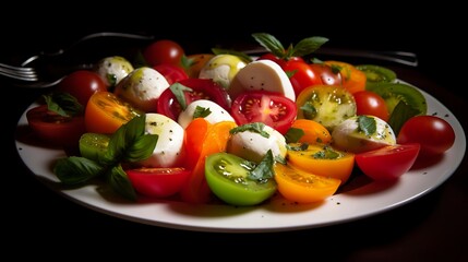 Tomato and Mozzarella Salad