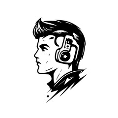 Retro | Minimalist and Simple Silhouette - Vector illustration