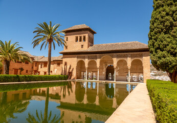 Fototapeta premium El Partal, Alhambra. Granada, Spain 