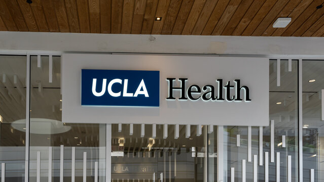 Los Angeles, CA, USA - July 11, 2022: An UCLA Health Urgent care center at Westfield Century City in Los Angeles, CA, USA. UCLA Health is a health system which comprises the primary care network. 