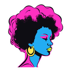 African American woman wearing a traditional 