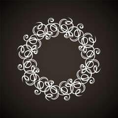 Vignette. Vector drawing