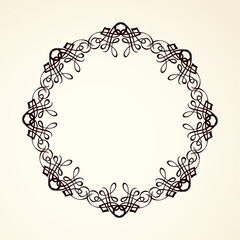 Vignette. Vector drawing