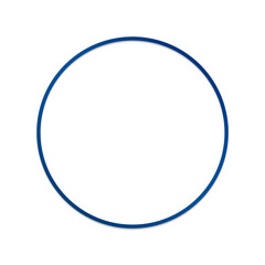 banner blue circle frame and dot