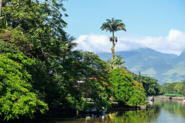 River in Paraty, Costa Verde, State of Rio de Janeiro, Brazil.