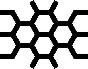 Transparent Molecule icon. Molecule isolated on transparent background.