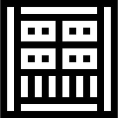 Transparent Supercomputer icon. Supercomputer isolated on transparent background.
