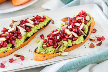 Avocado and sweet potato 