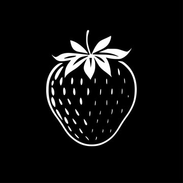 Strawberry - High Quality Vector Logo - Vector illustration ideal for T-shirt graphic
