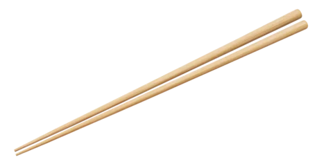 Keuken foto achterwand Bosweg Wooden chopsticks cut out