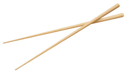 Wooden chopsticks cut out