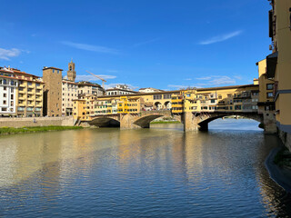 The most famous bridge in the world, the Ponte Vecchio