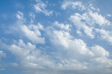 blue sky background with white clouds	