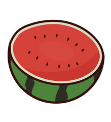 輪切りのスイカ