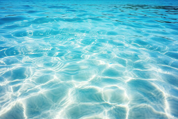 Obraz premium Blue water at the beach (Generative AI)